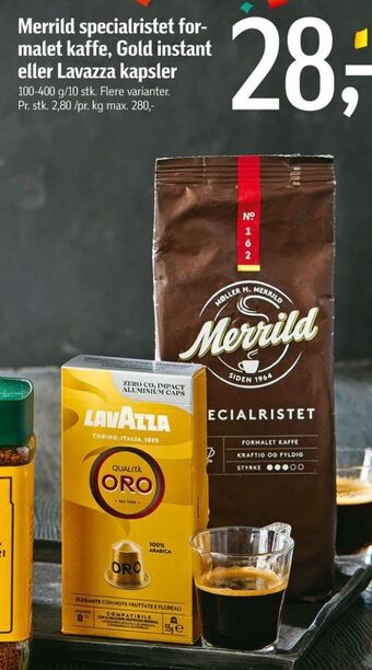 Føtex Lavazza kaffekapsler tilbud