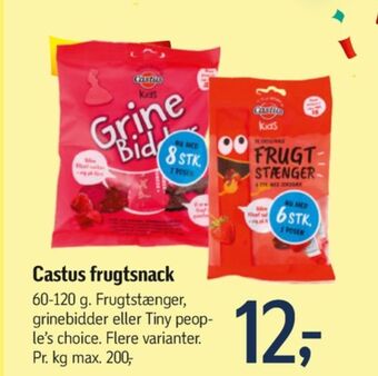 Føtex Castus frugtstænger tilbud