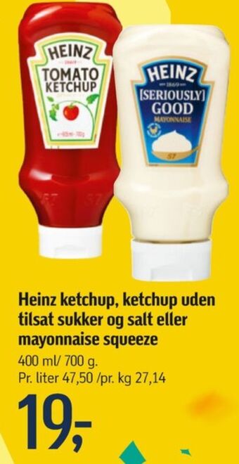 Føtex Heinz ketchup tilbud