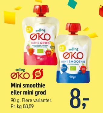 Føtex Salling øko smoothie tilbud