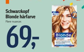 Blonde hårfarve