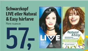 Føtex Live hårfarve tilbud