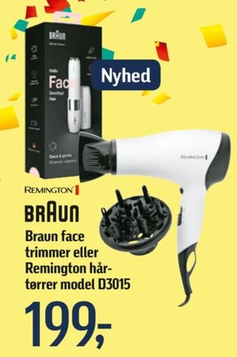 Føtex Braun hårtrimmer tilbud