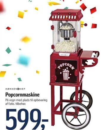 Føtex Køkkenchef popcornmaskine tilbud