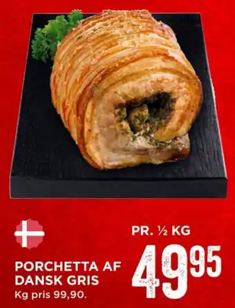 MENY Friland økologi porchetta tilbud