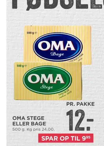 MENY Oma margarine-fast tilbud