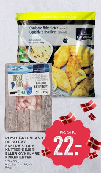 MENY Royal greenland fiskefileter tilbud