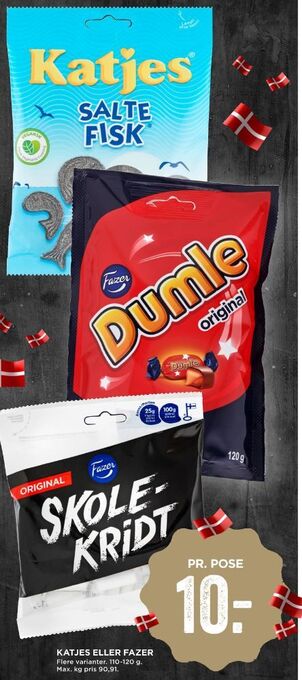 MENY Salte fisk slikposer tilbud
