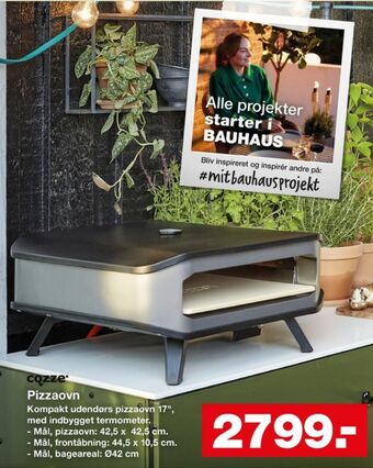 Bauhaus Cozze pizzaovn tilbud