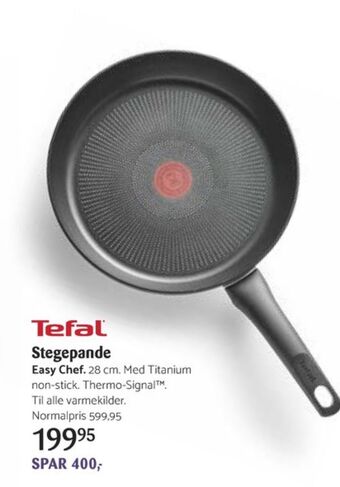 Kop & Kande Tefal stegepande tilbud
