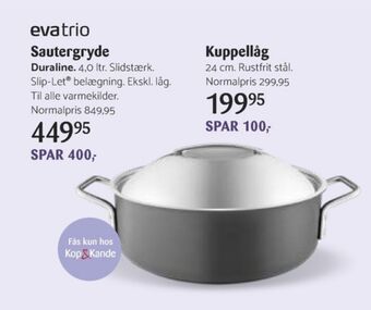 Kop & Kande Eva trio gryde tilbud