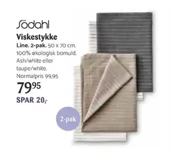 Kop & Kande Södahl viskestykke tilbud