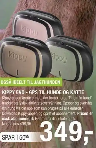 Kippy EVO - Gps til hunde og katte