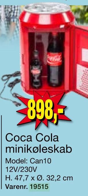 Harald Nyborg Coca Cola minikøleskab tilbud