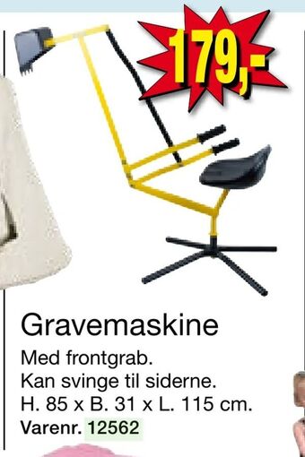 Harald Nyborg Gravemaskine tilbud