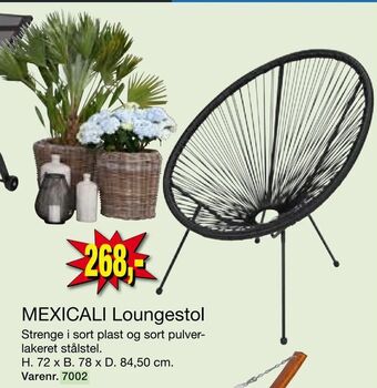 Harald Nyborg MEXICALI Loungestol tilbud