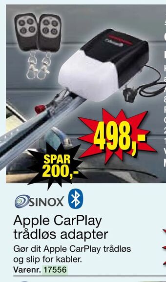 Harald Nyborg Apple CarPlay trådløs adapter tilbud