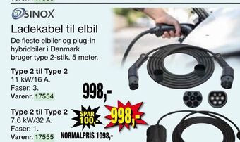 Harald Nyborg Ladekabel til elbil tilbud