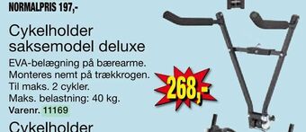 Harald Nyborg Cykelholder saksemodel deluxe tilbud