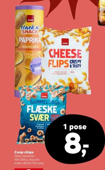 Kvickly Coop snacks tilbud