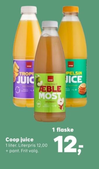 Kvickly Coop juice tilbud