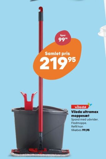 Kvickly Vileda moppesæt tilbud