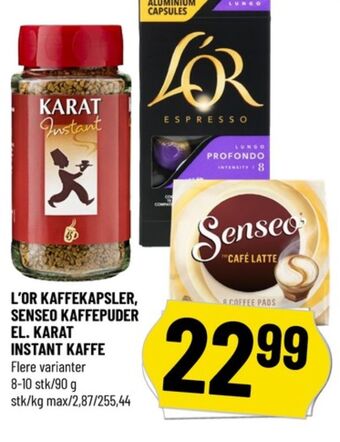 Løvbjerg Karat instant kaffe tilbud
