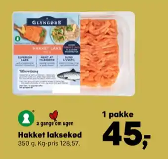 SuperBrugsen Glyngøre hakket laks tilbud