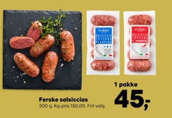 SuperBrugsen Viani pølser tilbud