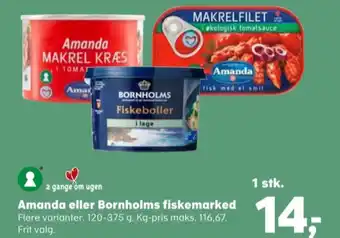 SuperBrugsen Bornholms fiskeboller tilbud