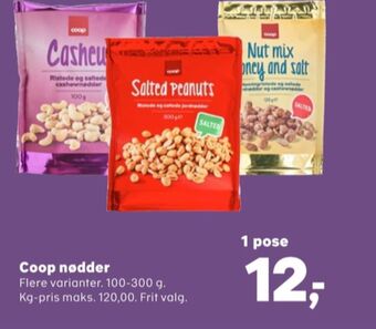 SuperBrugsen Coop nødder tilbud