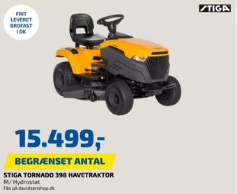 Davidsen Stiga havetraktor tilbud