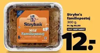 Netto Stryhns familiepostej tilbud