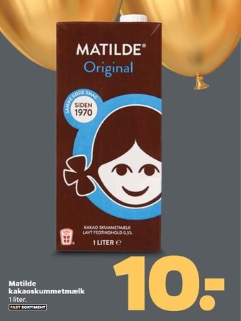 Netto Matilde Kakaoskummetmælk tilbud