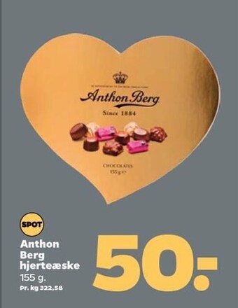 Netto Anthon Berg hjerteæske tilbud