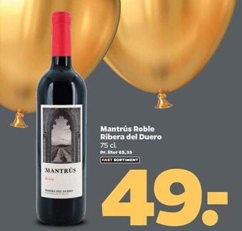 Mantrús Roble Ribera del Duero
