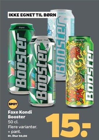 Netto Faxe Kondi Booster tilbud