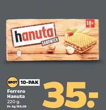 Netto Ferrero Hanuta tilbud