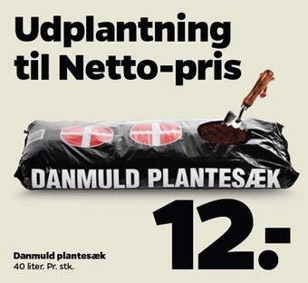 Netto Danmuld plantesæk tilbud