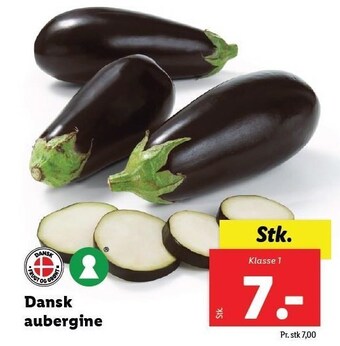 Lidl Dansk aubergine tilbud
