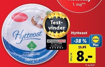 Lidl Hytteost tilbud