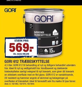 Stark Gori 612 træbeskyttelse tilbud