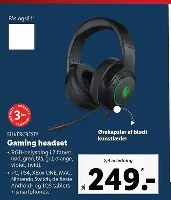 Gaming headset
