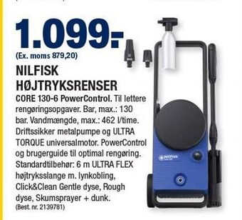 Nilfisk højtryksrenser