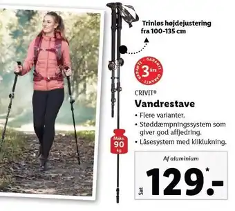 Lidl Vandrestave tilbud