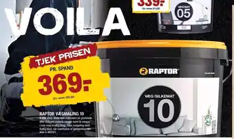 Stark Raptor vægmaling 10 tilbud
