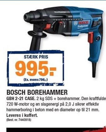 Stark Bosch Borehammer tilbud