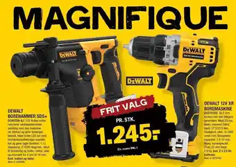 Stark Dewalt borehammer SDS+ el. Dewalt 12v XR boremaskine tilbud