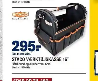 Stark Staco værktøjskasse 16'' tilbud