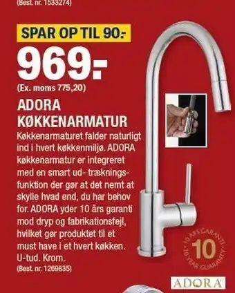 Adora køkkenarmatur
